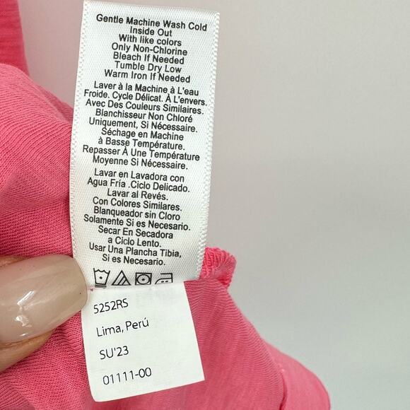 Nation LTD | Pima Cotton Tank Dress in Flamingo Pink S - Picture 11 of 11